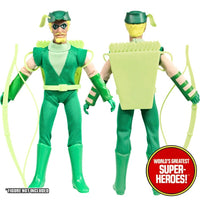 Green Arrow JLA Complete Mego Repro Outfit For 8” Action Figure - Worlds Greatest Superheroes
