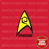 Star Trek: Operations Die Cut Decal Emblem Sticker for 8