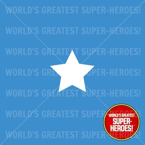 Captain America Star Vinyl Die Cut Decal Emblem Sticker for WGSH 8" Figure