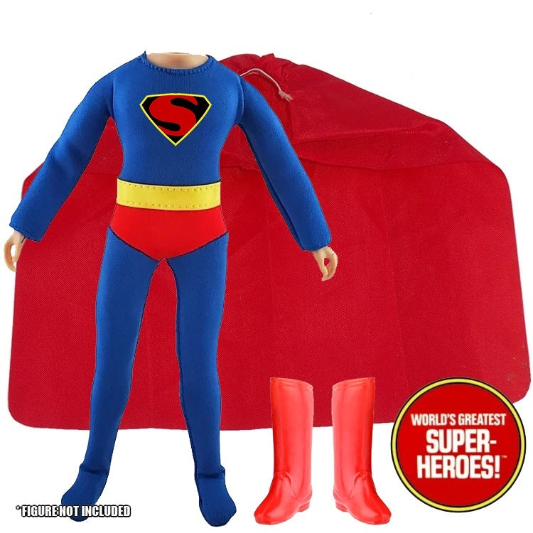 Superman Fleischer 1941 Complete Outfit for World's Greatest Superheroes 8” Figure
