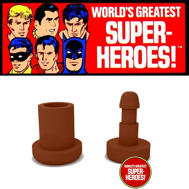 3D Printed Accy: Knee Pin Brown Set for WGSH The Falcon 8” Action Figure