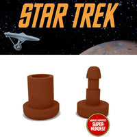 3D Printed Accy: Knee Pin Brown Set for Star Trek The Gorn 8” Action Figure
