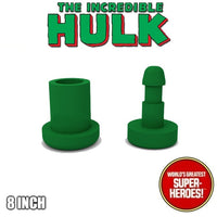 3D Printed Accy: Elbow Pin Green Set for The Hulk WGSH 8” Action Figure