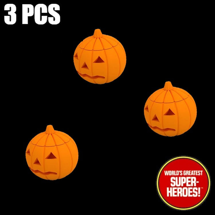 3D Printed Accy: Green Goblin Pumkin Bomb (3 PCS) for WGSH 8" Action Figure