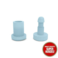3D Printed Accy: Knee Pin Lt. Blue Set for Star Trek Andorian/Keeper 8” Action Figure