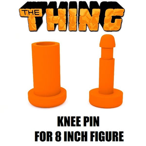 3D Printed Accy: Knee Pin Orange Set for The Thing WGSH 8” Action Figure