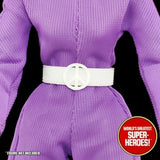 3D Printed Accy: Dinah-Mite White Peace Belt 3D Printed For 8” Action Figure