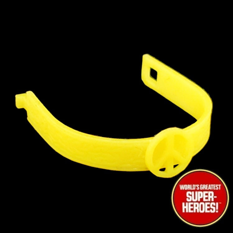 3D Printed Accy: Supergirl Yellow Peace Belt for WGSH 8” Action Figure