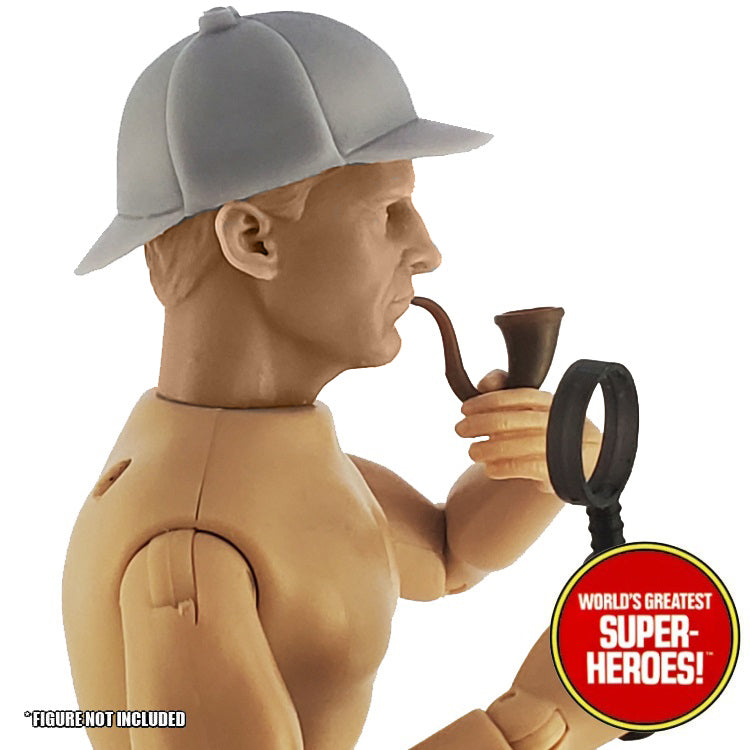 3D Printed Head: Sherlock Holmes by Jeremy Brett with Kit for 8" Figure (Flesh)