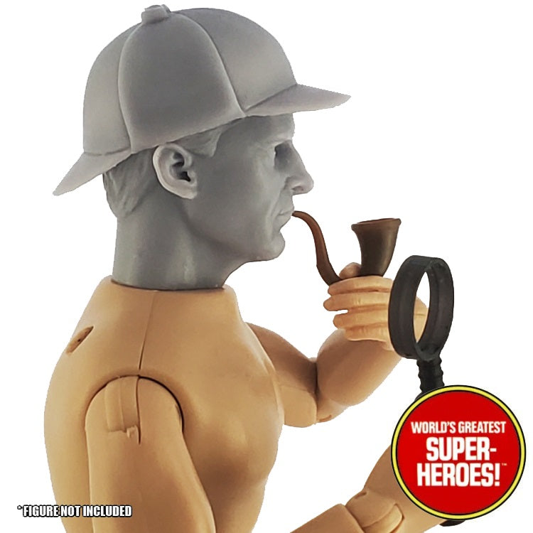 3D Printed Head: Sherlock Holmes by Jeremy Brett with Kit for 8" Action Figure