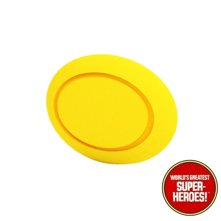 3D Printed Accy: Superman Buckle Custom 3D Printed in Yellow For WGSH 8” Action Figure