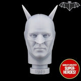 3D Printed Head: Batman 1949 Serial w/ Emblem Decal for WGSH 8" Action Figure