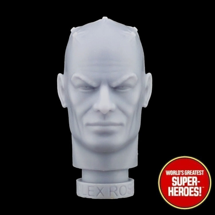 3D Printed Head: Brainiac Classic Alex Ross Version for WGSH 8" Action Figure