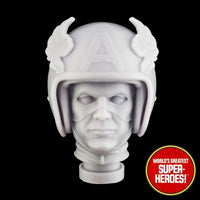 3D Printed Head: Captain America 1970s Reb Brown for 8