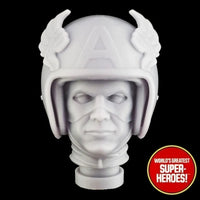 3D Printed Head: Captain America 1970s Reb Brown for 8