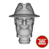 3D Printed Head: Dick Tracy Silver Age Version for WGSH 8" Action Figure (Yellow)