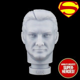 3D Printed Head: Superman George Reeves V2 + Decal for WGSH 8" Action Figure