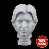 3D Printed Head: Han Solo Harrison Ford Custom Head For Star Wars 8” Figure