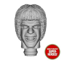 3D Printed Head: Incredible Hulk 1980s Lou Ferrigno Version for 8