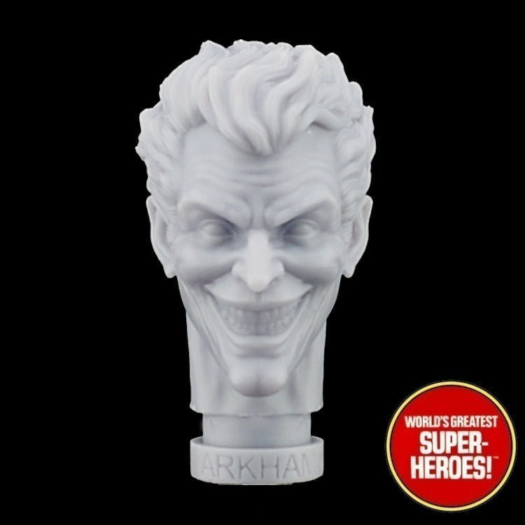 3D Printed Head: Joker Arkham For WGSH 8” Action Figure
