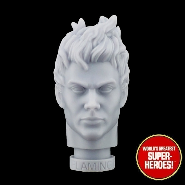 3D Printed Head: Johnny Storm Fantastic Four Flaming for WGSH 8" Action Figure