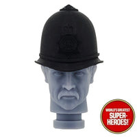 3D Printed Head: London Bobby Policeman for 8