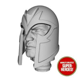 3D Printed Head: Magneto Classic Comic Version for WGSH 8" Action Figure (Orange)