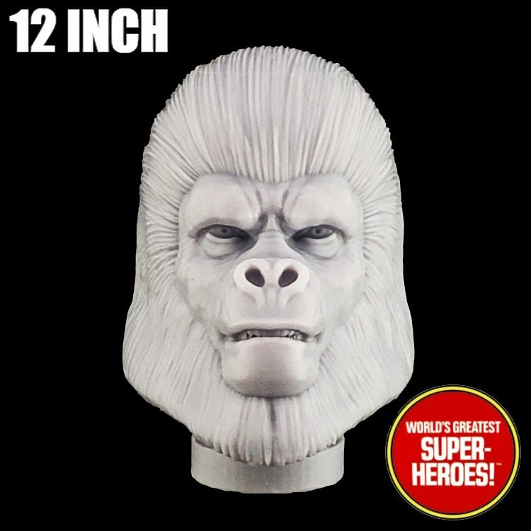3D Printed Head: Planet of the Apes Conquest Gorilla V2.0 for 12" Action Figure