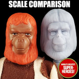 3D Printed Head: Planet of the Apes Conquest Orangutan for 8" Action Figure (Orange)