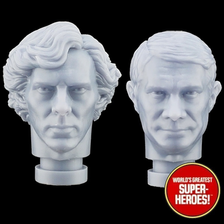 3D Printed Head: Sherlock Holmes & Dr. John Watson for 8" Action Figure