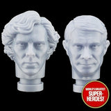 3D Printed Head: Sherlock Holmes & Dr. John Watson for 8" Action Figure