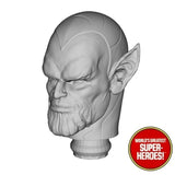 3D Printed Head: Skrull for WGSH Fantastic Four 8" Action Figure (Green)