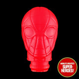 3D Printed Head: Spider-Man 1970s Live Action TV Show for 8" Action Figure (Red)