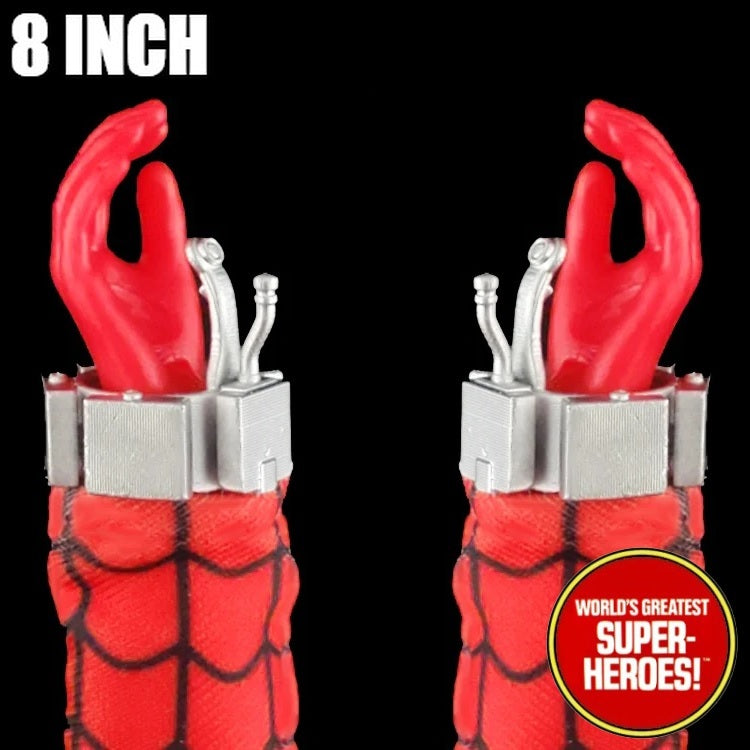3D Printed Accy: Spider-Man 1970's Dual Webshooters for WGSH 8" Action Figure