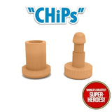 3D Printed Accy: Knee Pin Flesh Set for CHiPs 8” Action Figure