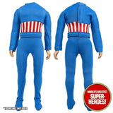 Captain America Bodysuit Reproduction for WGSH Retro 8” Action Figure