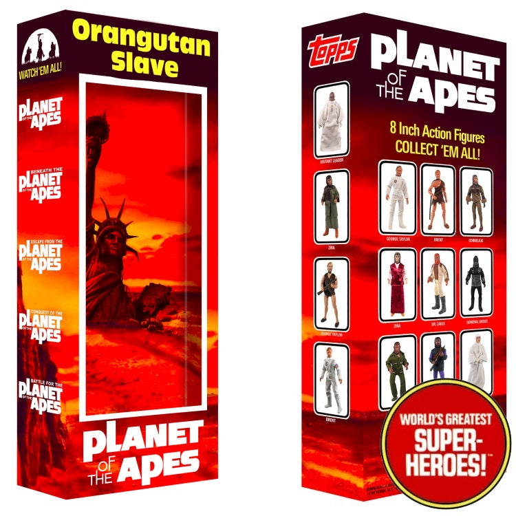 Planet of the Apes: Ape Slave Orangutan Custom Box For 8” Action Figure