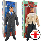 Bruce Wayne + Dick Grayson Custom WGSH 8” Figure w/ Retro Boxes Set