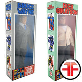 Bruce Wayne + Dick Grayson Custom WGSH 8” Figure w/ Retro Boxes Set