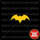 Batgirl All-Star Vinyl Die Cut Decal Emblem Sticker for WGSH 8" Action Figure