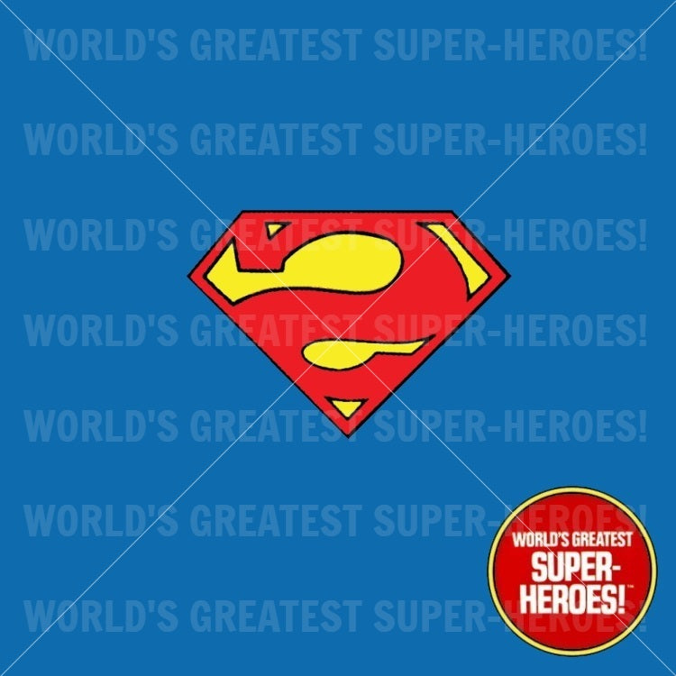 Bizarro Custom Decal Emblem Sticker for WGSH 8" Figure