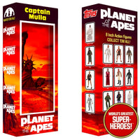 Planet of the Apes: Captain Mulla Custom Box For 8” Action Figure
