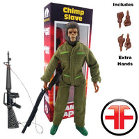 Planet of the Apes Conquest Chimp 8” Custom Action Figure w/ Box Art