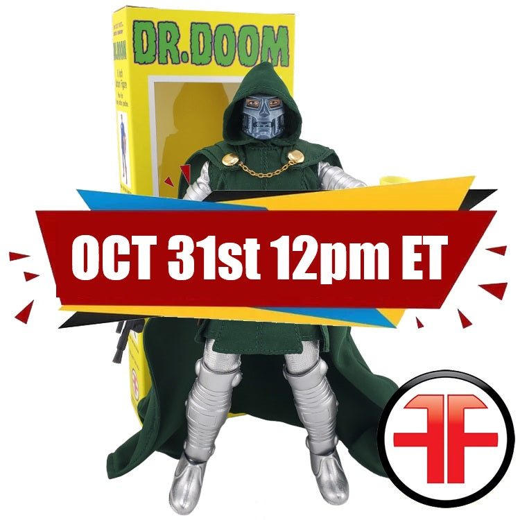 Doctor Doom Custom WGSH 8” Action Figure w/ Box Art