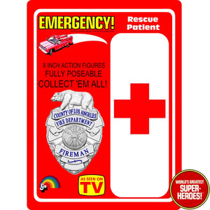 Emergency TV Series: Rescue Patient Custom Blister Card For 8” Action Figure