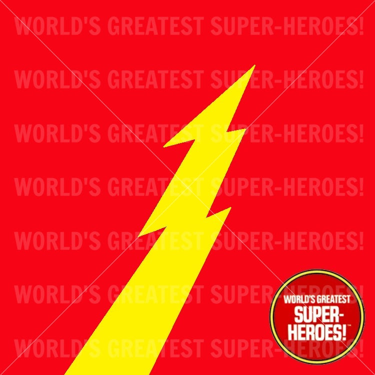 Flash Golden Age Vinyl Custom Decal Emblem Sticker for WGSH 8" Figure