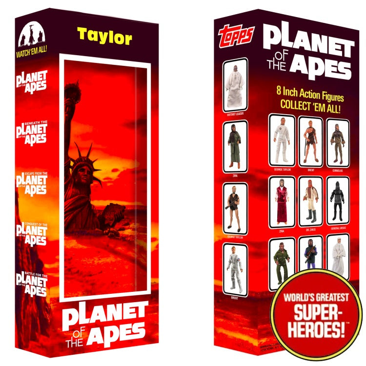 Planet of the Apes: George Taylor "Taylor" Custom Box For 8” Action Figure