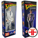 Superman George Reeves Clark Kent Custom WGSH 8” Figure w/ Retro Boxes Set