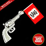 Joker Custom Gun with Bang Flag for World's Greatest Superheroes Retro 8" Figure