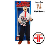 J. Jonah Jameson (Blue Suit) WGSH 8” Action Figure w/ Box Art